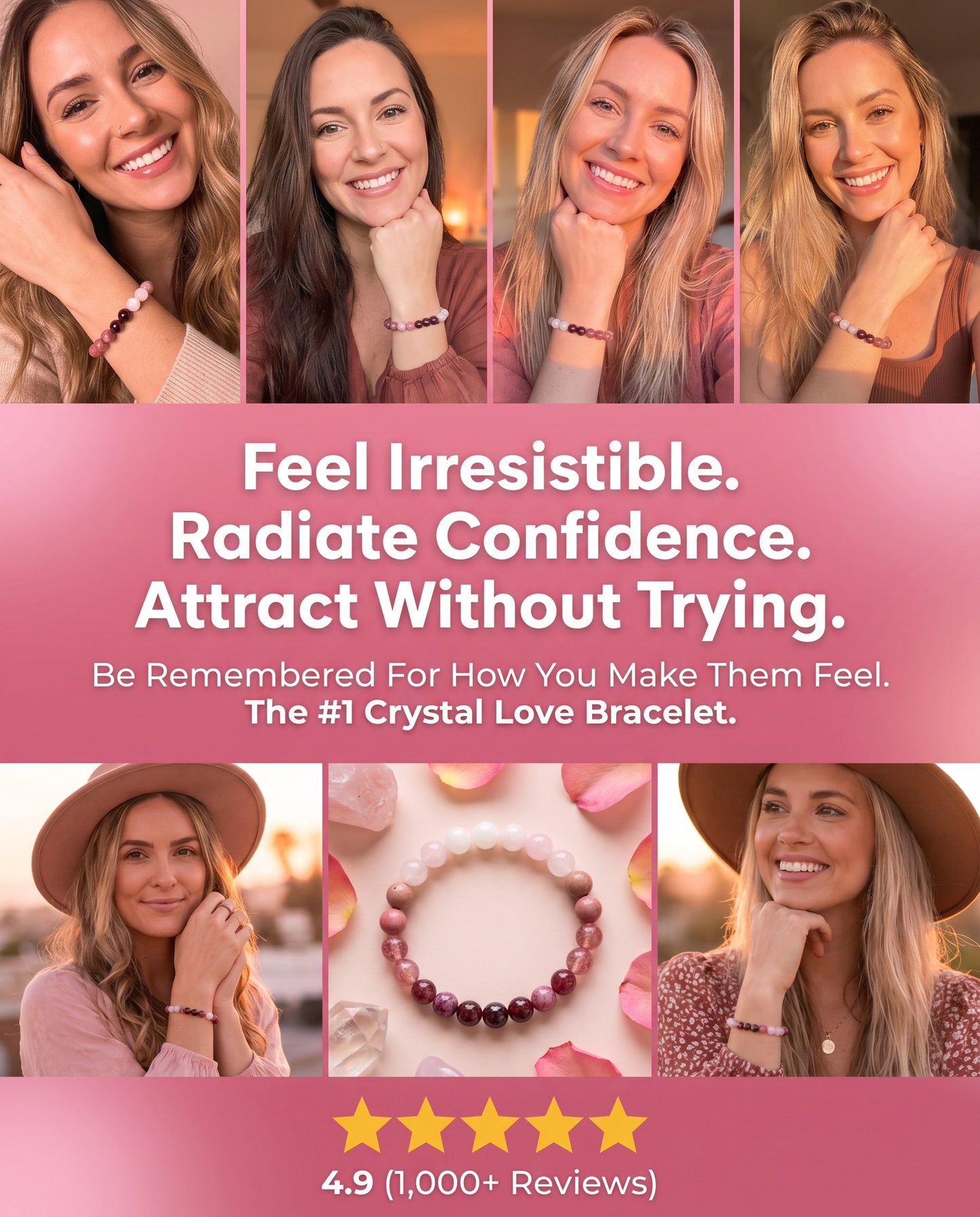 Love Spell Crystal Bracelet